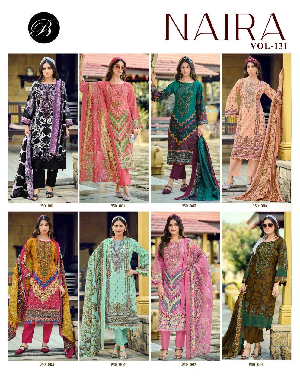 Belliza naira vol 131 Wholesale dress materials online